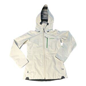 Patagonia Primo Womens XS Gore-Tex Waterproof Jacket White W Hood Pockets $499